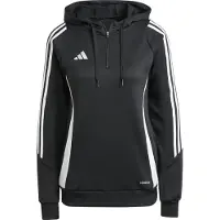 Adidas Sweatshirt de desporto 'Tiro' preto / branco