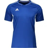 Adidas Camisola de futebol azul / branco
