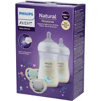 Philips AVENT Conjunto De 2 Mamadeiras E 2 Chupetas Natural Response