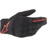 Alpinestars Copper luvas Preto/Vermelho néon 3XL unissexo