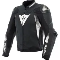 Dainese Super Speed 4 Casaco de cabedal Preto/Branco 50