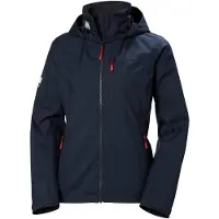 Helly Hansen para mulher. 34448 Jaqueta náutica Crew Hooded 2.0 azul-marinho (M), Casual, Poliéster, Ao ar livre