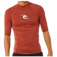 Rip Curl Rash Guard Manga Curta Waves Upf Perf