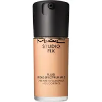 MAC Studio Fix Fluid FPS 15 24HR Matte + Oil Control base matificante FPS 15 cor N6.5 30 ml