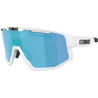 Bliz - Óculos sol - Fusion Small Matt White Brown w Blue Multi para Unissexo - Branco