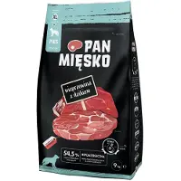 PAN MIĘSKO Srcarne De Porco Com Javali Xl Ração Para Cães 9kg