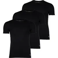 Ralph Lauren para homem. 714830304014 Conjunto de três camisolas interiores pretas (XL), Preto, Homewear, Algodão, Manga curta