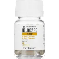 HELIOCARE Cantábria, Heliocare 360º D Plus, Vitamina D, Protetor Solar, Suplementos, 30 unidades
