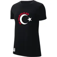 Nike Camisa funcionais vermelho sangue / preto / branco