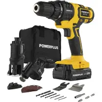 Powerplus Chave De Fenda Elétrica 20v 25 Peças