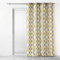Douceur d'intérieur Cortinados PALPITO - Amarelo - 140x260 cm