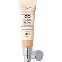 IT Cosmetics Your Skin But Better CC + Nude Glow base iluminadora FPS 40 cor Médio 32 ml