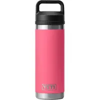 Yeti Rambler Bottle 18oz Chug Cap, Tropical Pink, garrafa térmica com bico para beber, 532 ml