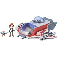 Hasbro O Falcão De Fogo Carmesim Com 2 Figuras Star Wars