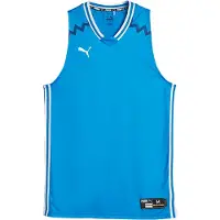 Puma Top desportivo 'Team Game' azul / preto / branco