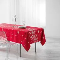 Douceur d'intérieur Toalha de mesa CONSTELLATION - Vermelho - 150x240 cm