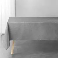 Douceur d'intérieur Toalha de mesa SILVERY - Cinza - 140x240 cm