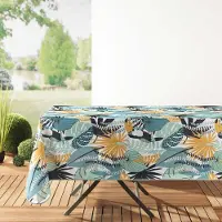 Douceur d'intérieur Toalha de mesa NAPPE RECTANGLE 150 x 240 CM POLYESTER IMPRIME BRAZILIA MENTHE/B - Multicolor - 150x240 cm