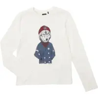 Ikks T-shirt mangas compridas XV10063 rapazes - Branco - 14 ans
