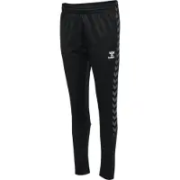 Hummel Calças de desporto cinzento / preto / branco