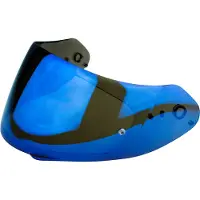 Scorpion Exo-390/410/510/1200/2000 Viseira Pinlock Azul espelhado UNI