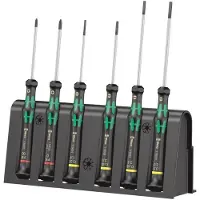 Wera Kraftform Micro conjunto de chaves de fenda com suporte, 6 peças, 5118150001