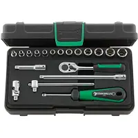 Stahlwille Conjunto De Soquetes 1/4´´ 19 Peças