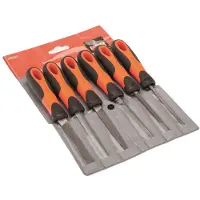 Bahco Ergo Conjunto De Limas De Corte Suave 100 Mm 6 Unidades