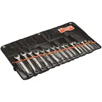 Bahco Conjunto De Chaves Combinadas Metric Combination Flat Set 6/22 Mm 17 Unidades