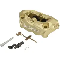 Brembo Pinça de travão M4.32-2 dianteira DIREITA M4.32 DOURADO 920.B690.08