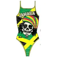 Turbo Fato De Banho De Alças Finas Jamaica