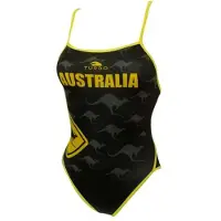 Turbo Fato De Banho De Alças Finas Australia Kangaroo Signal