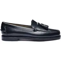 Sebago para mulher. 7001560 Mocassins clássicos Will em couro preto (36), Plano, 1 a 3cm, Nenhum, Casual, Sapatos de Festa