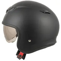 MTR Jet Sun II De Jato Capacete Mate/Preto S unissexo