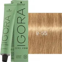 Schwarzkopf IGORA profissional ZERO Tintura capilar permanente AMM sem amônia cor 9-55 60 ml