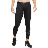 Nike Calças de desporto preto / branco