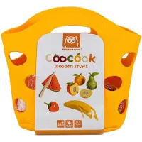 Eurekakids Frutas De Madeira Com Faca De Brincar Para Aprender A Cortar