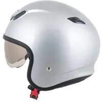 MTR Jet Sun II De Jato Capacete Prateado/Metálico L unissexo