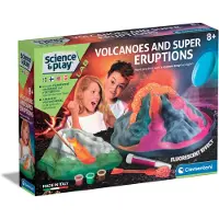 Clementoni Brinquedo Educativo Science & Play Volcano Glow In The Dark 78803