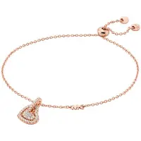 Michael Kors Bracciale Love Kors Placcato Oro Con Zirconi — Bracciale