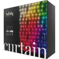 Twinkly Luzes De Natal Curtain 210 Led Rgb 2.1 M