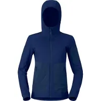 Norrøna - Vestuário caminhada mulher - Falketind Warm2 Stretch Hood W Indigo Night para Mulher - Tamanho XS - Navy