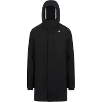 K-way - Casacos - Thomas Bonded Black Blue Depht para Homem - Tamanho S - Preto
