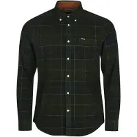 Barbour Camisa 'Blair' marinho / verde escuro / vermelho ferrugem / branco