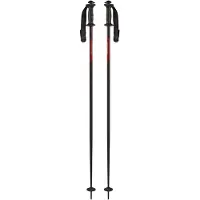 Komperdell - Bastões ski - Alpine Schnapspole para Unissexo - Aluminium - Tamanho 125 cm - Preto