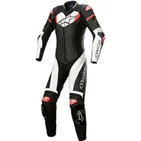 Alpinestars Stella GP Plus Senhora ROUPA TÉRMICA 1 peça Preto/Branco/Vermelho néon 36