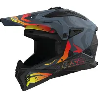 LS2 Capacete Off-road Mx708 Fast Ii Wash
