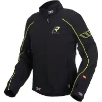 Rukka Comforina Mulher jaqueta de tecido Preto/Amarelo 40