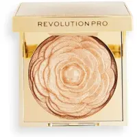 Revolution PRO Pro Lustre Iluminador Blush Highlighter Compacto Golden Rose 1 Tonalidade 9 g