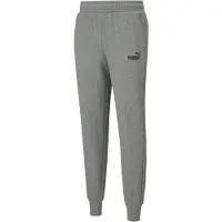 Puma Calças de treino ESS LOGO PANT CAT FL CL homens - Cinza - US XXL